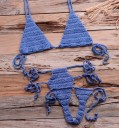 Gestrickter Mikro-Bikini für Damen P739 7