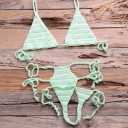 Gestrickter Mikro-Bikini für Damen P739 16