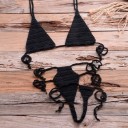 Gestrickter Mikro-Bikini für Damen P739 4