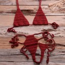 Gestrickter Mikro-Bikini für Damen P739 12