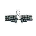 Geteilte kabelgebundene ergonomische mechanische Tastatur mit RGB-Hintergrundbeleuchtung Robuste Gaming- und Arbeitstastatur für komfortables Tippen 2