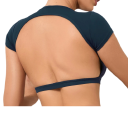 Gewatteerde workouttop voor dames, sporttop met pads, sporttop met uitsparing aan de achterkant 8