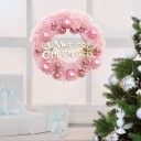 Ghirlanda di Natale rosa 3