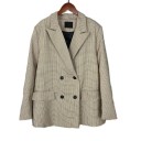 Giacca a quadri da donna B892 3