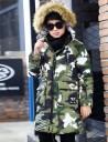 Giacca a vento camouflage per ragazzi 8