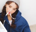 Giacca a vento primaverile da donna in stile giapponese con cappuccio Zip sul petto Tasca a marsupio Polsini e orlo elasticizzati 11