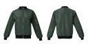 Giacca bomber leggera da donna per primavera e autunno Colletto e orli a costine Tasca con zip sul braccio Tasche laterali Zip metallica 8