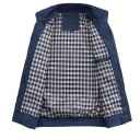Giacca con zip e colletto alto Giacca leggera autunnale con fodera Giacca elegante per il tempo libero Giacca antivento per la città 7