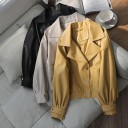 Giacca da donna in ecopelle P1839 2