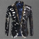 Giacca da uomo originale con paillettes J933 9