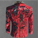 Giacca da uomo originale con paillettes J933 3