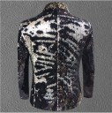 Giacca da uomo originale con paillettes J933 4