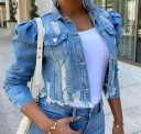 Giacca di jeans corta da donna 2