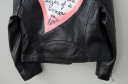 Giacca di pelle per ragazze - Cuore 3