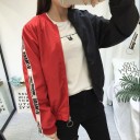 Giacca donna bicolore con stampa J1665 9