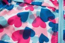 Giacca impermeabile per ragazze - A cuori 3