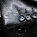 Giacca in pelle da uomo A2646 5