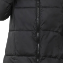 Giacca invernale da donna con cappuccio e pelliccia Fodera in peluche calda Chiusura con zip e bottoni Tasche Poliestere e cotone Giacca elegante per l'inverno 3