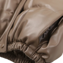 Giacca invernale da donna con colletto alto Chiusura con zip e bottoni Realizzazione in poliestere caldo Elegante cappotto invernale Giacca comoda per i periodi freddi 6