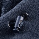 Giacca invernale da uomo in cashmere resistente al vento con cappuccio, chiusura con zip, tasche pratiche, giacca invernale calda 9