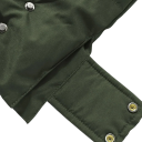Giacca invernale da uomo Resistente al vento Chiusura con zip e bottoni Tasche pratiche Fodera in cotone caldo Giacca invernale 5