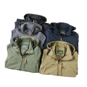 Giacca invernale da uomo Resistente al vento Chiusura con zip Nylon Cappuccio Collo Fodera in poliestere Tasche pratiche Calda e comoda per l'inverno 4