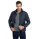Giacca invernale da uomo Unisex resistente al vento Chiusura con zip Poliestere resistente Giacca elegante con ricamo sulla manica Design invernale caldo 5
