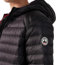 Giacca invernale da uomo Unisex resistente al vento con cappuccio Chiusura con zip Giacca in poliestere con ricamo sulla manica Design invernale caldo 6