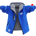 Giacca invernale per ragazzi con cappuccio Giacca imbottita calda con zip e tasche con zip Abbigliamento comodo per l'autunno e l'inverno Cotone e poliestere 6