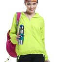 Giacca leggera unisex con cappuccio chiusura a zip in poliestere spandex per protezione dalla pioggia e uso all'aperto 16