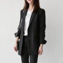 Giacca nera da donna B1054 4