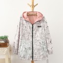 Giacca reversibile da donna J801 4