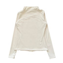 Giacca sportiva da donna con colletto Slim-fit in materiale traspirante ad asciugatura rapida Apertura per il pollice Tasca interna per il cellulare 1