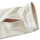 Giacca sportiva da donna con colletto Slim-fit in materiale traspirante ad asciugatura rapida Apertura per il pollice Tasca interna per il cellulare 3