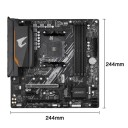 GIGABYTE B550M AORUS ELITE Micro-ATX emolevy AM4 Ryzen 5000 4000 3000 DDR4 kaksikanavainen SATA3 M.2 244x244mm 2