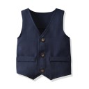 Gilet, chemise et pantalon pour garçon B1326 3