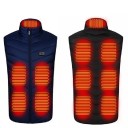 Gilet d'hiver chauffant pour homme 11 zones T1167 2