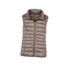Gilet d'hiver pour femmes avec col roulé et fermeture éclair Gilet uni chaud en polyester léger Gilet d'hiver stylé disponible en plusieurs couleurs 15