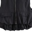 Gilet da donna monocolore con chiusura a zip e tasche 7