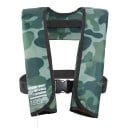 Gilet de sécurité gonflable 150 N Adultes jusqu'à 150 kg Activation manuelle cartouche CO₂ 33 g Design camouflage Pour la pêche, les sports 2