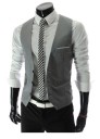 Gilet de soirée pour homme - Gris 1