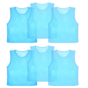 Gilet de sport coloré Ensemble de maillots de distinction pour adultes 6 pièces 3