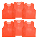 Gilet distintivi colorati per sport Set di maglie distintive Maglia sportiva distintiva per adulti 6 pz 6