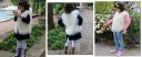 Gilet en fausse fourrure pour fille J2489 4