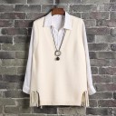 Gilet en tricot pour femmes avec franges 2