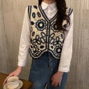 Gilet en tricot pour femmes P1950 2