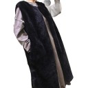 Gilet femme en fausse fourrure P2494 1