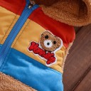 Gilet imbottito per bambini con orsetto 5
