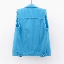 Gilet in denim da donna 1