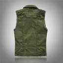 Gilet in denim da uomo J2053 1